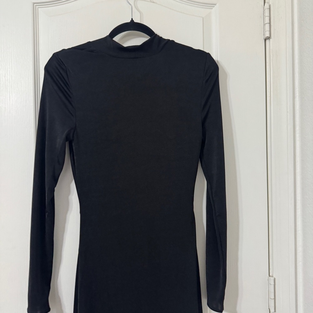 House of CB Black Plunge Maxi Dress - Picture 9 of 11